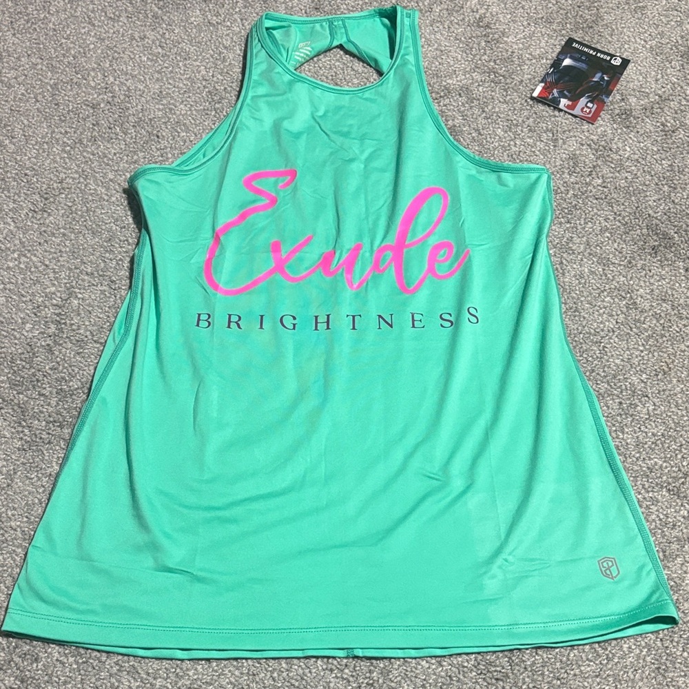 Born Primitive Exude Brightness Teal Tank Top